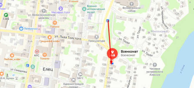 Военкомат г. Елец