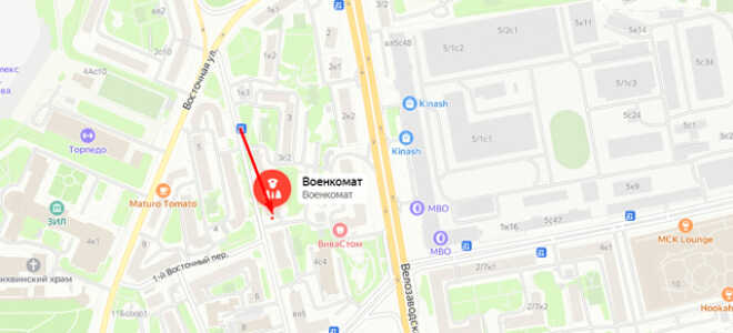 Военкомат района Братеево Москвы