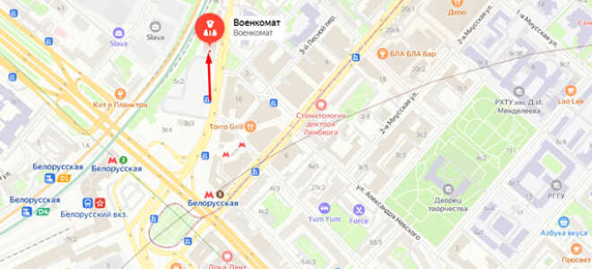 Военкомат района Аэропорт Москвы